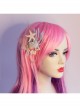 Fashion Rest Mermaid Starfish Artificial Crystal Seashell Blue Coral Tassel Party Seaside Hairpin