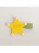 Children's Day Party Prom Girl Baby Artificial Pearl Green Yellow Star Fabric Hairpin