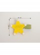 Children's Day Party Prom Girl Baby Artificial Pearl Green Yellow Star Fabric Hairpin
