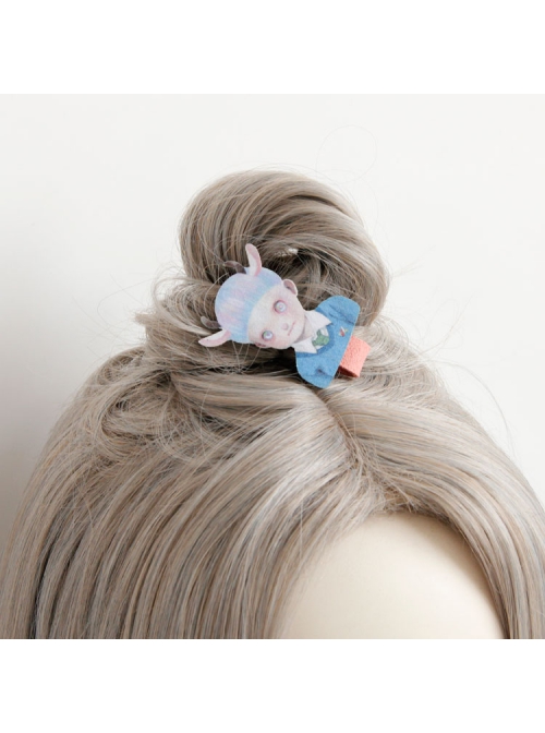Funny Weird Cartoon Doll Personality Fashion Cute Child Baby Girl Hairpin