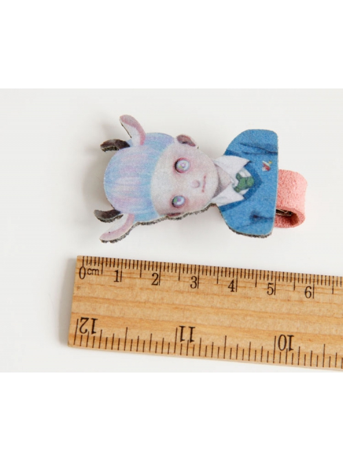 Funny Weird Cartoon Doll Personality Fashion Cute Child Baby Girl Hairpin