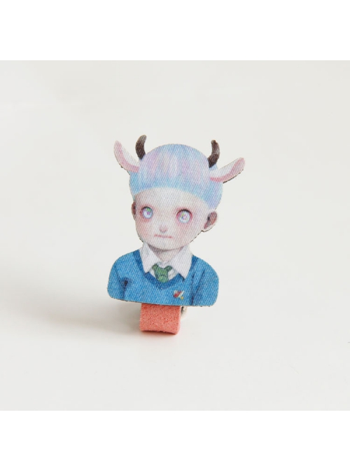 Funny Weird Cartoon Doll Personality Fashion Cute Child Baby Girl Hairpin