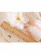 Fashion Cute Holiday Birthday Princess White Flower Tassel Baby Girl Hairband