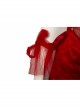 The Suicide Squad Harley Quinn Halloween Cosplay Costume Red Tulle Halter Asymmetric Hem Dress