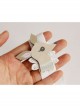 Fashion Cute Cartoon Fawn White Lace Flower Baby Child Girl Elastic Hair Band