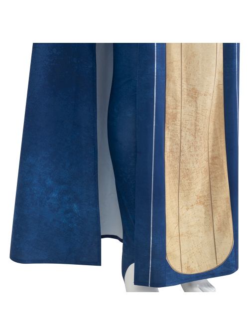 Eternals Ajak Blue Robe Suit Halloween Cosplay Costume Full Set
