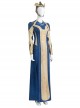 Eternals Ajak Blue Robe Suit Halloween Cosplay Costume Full Set