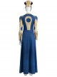 Eternals Ajak Blue Robe Suit Halloween Cosplay Costume Full Set