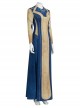 Eternals Ajak Blue Robe Suit Halloween Cosplay Costume Full Set