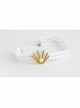Fashion Retro Simple Female White Shell Pearl Elastic Collar