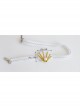 Fashion Retro Simple Female White Shell Pearl Elastic Collar