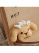 Cute Fashion Cartoon Brown Puppy White Conch Female Brooch