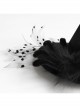 Halloween Festival Gothic Black Spider Net Yarn Fashion Spider Sexy Wizard Hat Hairpin
