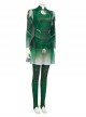 Eternals Sersi Green Bodysuit Battle Suit Halloween Cosplay Costume Full Set