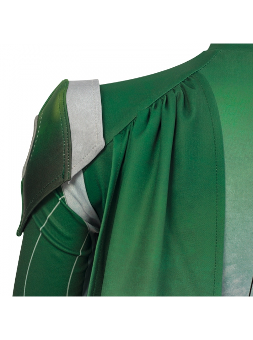 Eternals Sersi Green Bodysuit Battle Suit Halloween Cosplay Costume Full Set
