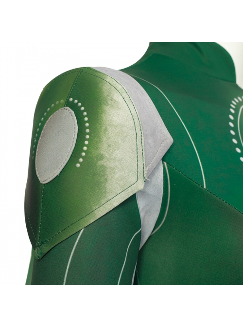 Eternals Sersi Green Bodysuit Battle Suit Halloween Cosplay Costume Full Set