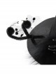 Halloween Gothic Festival Retro Fashion Black Gauze Skeleton Hand Wizard Small Top Hat Hairpin