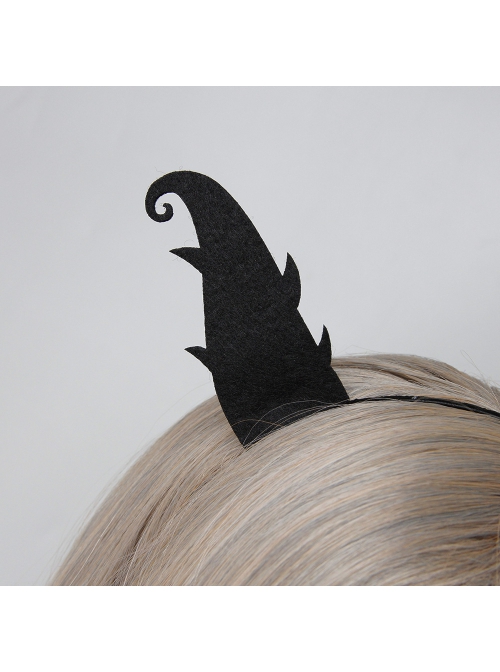 Halloween Gothic Retro Fashion Black Red Devil Horns Male Female Headband