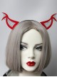 Halloween Creative Retro Fashion Bat Red Net Gauze Devil Horns Funny Carnival Party Cute Headband