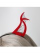 Halloween Creative Retro Fashion Bat Red Net Gauze Devil Horns Funny Carnival Party Cute Headband