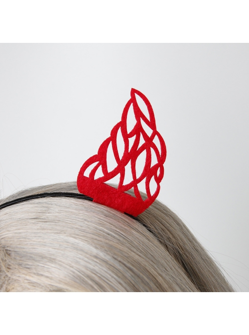 Halloween Retro Fashion Dark Creative Funny Christmas Prom Party Birthday Party Black Red Wings Headband