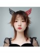 Halloween Retro Fashion Dark Creative Funny Christmas Prom Party Birthday Party Black Red Wings Headband