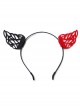 Halloween Retro Fashion Dark Creative Funny Christmas Prom Party Birthday Party Black Red Wings Headband