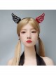 Halloween Retro Fashion Dark Creative Funny Christmas Prom Party Birthday Party Black Red Wings Headband