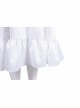 Annabelle Halloween Cosplay Costume White Satin Princess Dress
