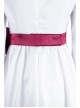 Annabelle Halloween Cosplay Costume White Satin Princess Dress