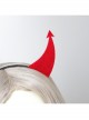 Fashion Funny Halloween Grim Reaper Retro Fashion Funny Devil Horns Holiday Adult Headband