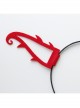 Halloween Retro Fashion Personality Red Devil Horns Girl Gothic Lolita Headband