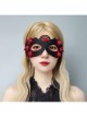 Halloween Half Face Male Female Retro Gothic Fashion Funny Sexy Holiday Christmas Prom Red Rose Black Mask