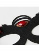 Halloween Half Face Male Female Retro Gothic Fashion Funny Sexy Holiday Christmas Prom Red Rose Black Mask