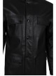The Terminator Halloween Cosplay Costume Black Cloth Leather Jacket