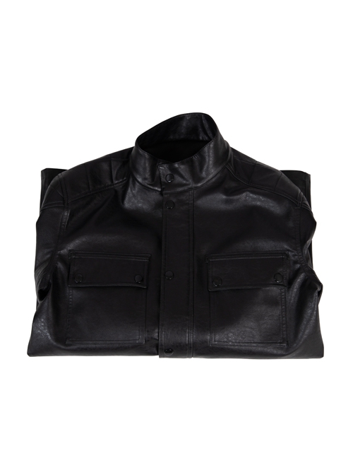 The Terminator Halloween Cosplay Costume Black Cloth Leather Jacket