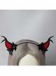 Halloween Cute Fashion Retro Red Devil Horns Black Bow Funny Prom Party Female Headband