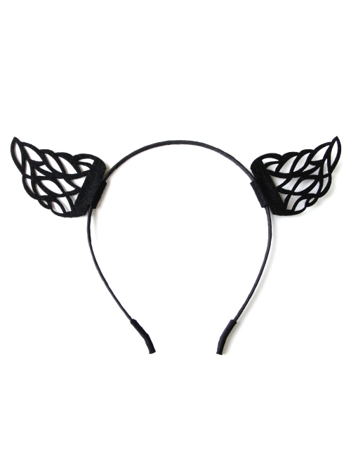 Halloween Retro Fashion Party Prom Holiday Birthday Black Wings Female Headband