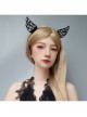 Halloween Retro Fashion Party Prom Holiday Birthday Black Wings Female Headband