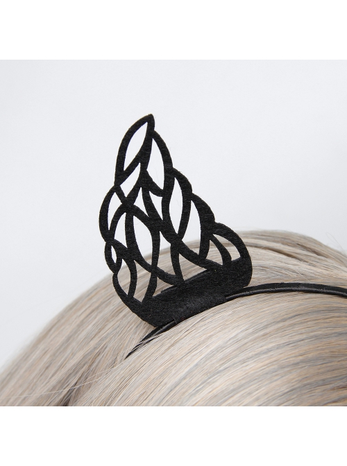 Halloween Retro Fashion Party Prom Holiday Birthday Black Wings Female Headband