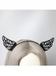 Halloween Retro Fashion Party Prom Holiday Birthday Black Wings Female Headband