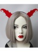 Halloween Christmas Prom Party Grim Reaper Fashion Red Devil Horns Male Female Headband