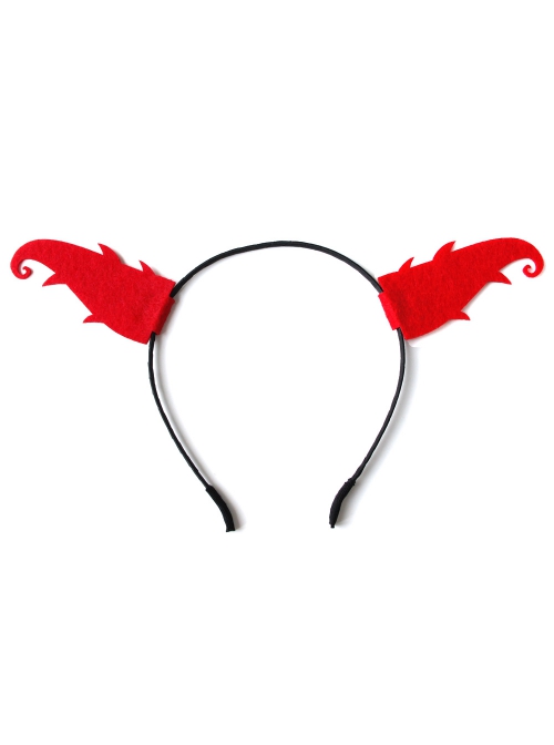 Halloween Christmas Prom Party Grim Reaper Fashion Red Devil Horns Male Female Headband