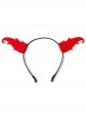 Halloween Christmas Prom Party Grim Reaper Fashion Red Devil Horns Male Female Headband