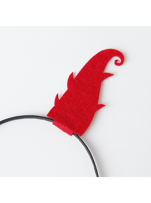 Halloween Christmas Prom Party Grim Reaper Fashion Red Devil Horns Male Female Headband