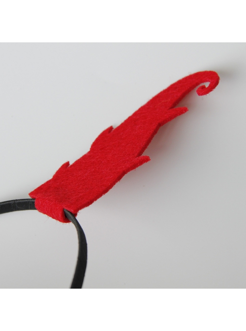 Halloween Christmas Prom Party Grim Reaper Fashion Red Devil Horns Male Female Headband