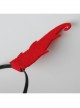 Halloween Christmas Prom Party Grim Reaper Fashion Red Devil Horns Male Female Headband
