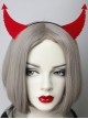 Fashion Retro Halloween Red Devil Horns Holiday Party Christmas Female Headband