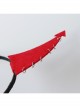 Fashion Retro Halloween Red Devil Horns Holiday Party Christmas Female Headband