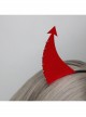 Fashion Retro Halloween Red Devil Horns Holiday Party Christmas Female Headband